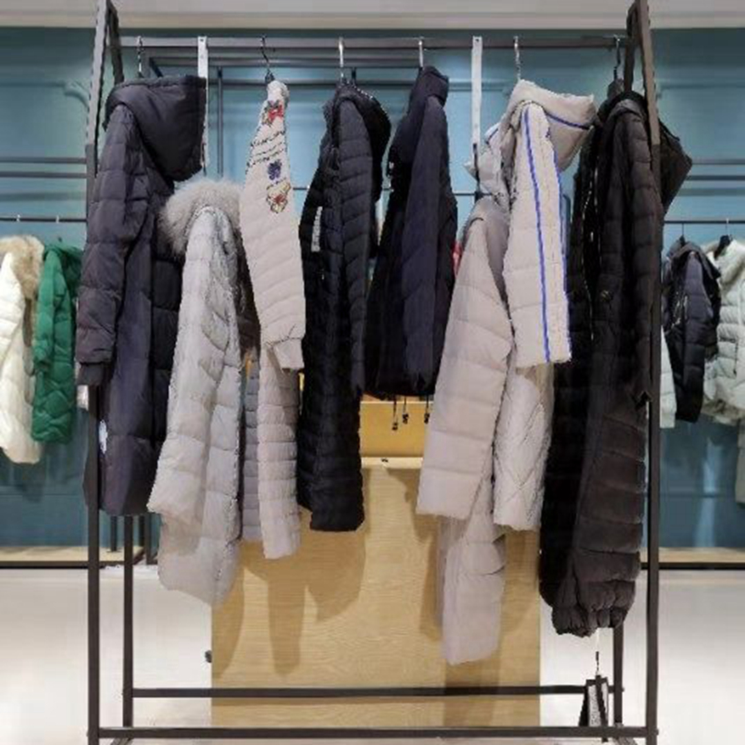 【埃文】19冬杭州專柜品牌羽絨服剪標(biāo)尾貨女裝品牌折扣女裝批發(fā)打包貨源