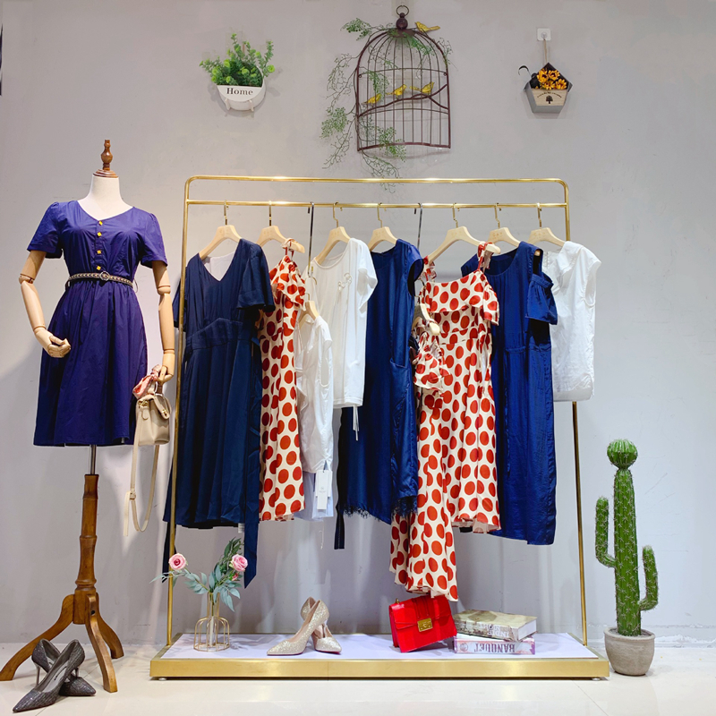 妲狐女装广州夜店女装批发品牌剪标折扣店女装衣服批发市场女装