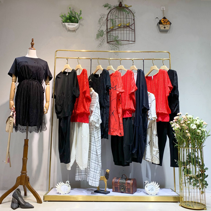 琪琳缦女装品牌折扣女装专柜正品剪标尾货工厂直销货源女装服装批发